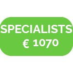 Specialists - +€120.00